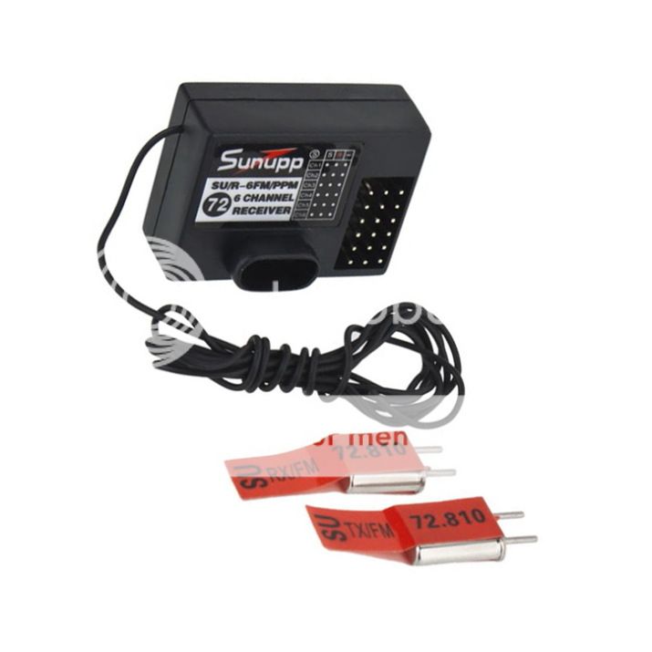 6 CH FM 72 MHZ RC Radio Receiver crystals for Futaba JR FM transmitters M2