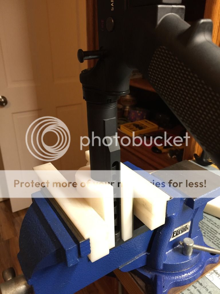 Castle Nut Install clamp with pictures