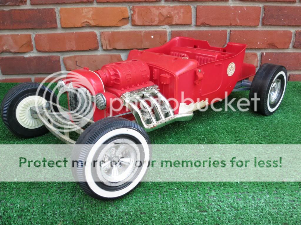 Marx Big Red Hot Rod Vintage Toy Rat Rod T Bucket 1960s eBay