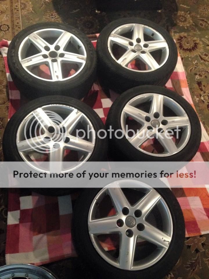 VWVortex.com - FS Set of 5 OEM B6 and B7 17" Audi Wheels 5 ...